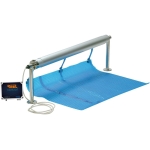 Navíjacie zariadenie s elektrickým pohonom a teleskopickou tyčou