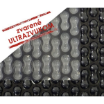 Solárna plachta Čierna-transparent 400 mic, rôzne šírky