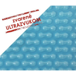 Solárna plachta Bledo-modrá 400 mic, rôzne šírky