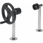 Nerezové stojany navíjacieho zariadenia – pevné (pár)